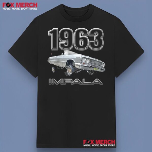 1963 Impala 3 on 3 Lowrider Unisex T Shirt