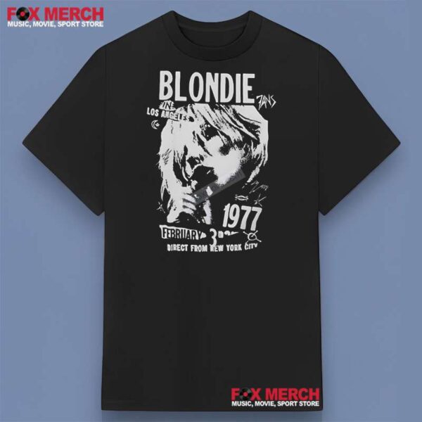 Blondie 1977 Direct From New York City Unisex T Shirt