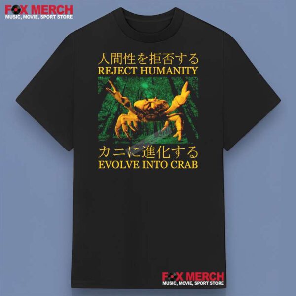 Evolve into Crab Japanese Unisex T Shirt