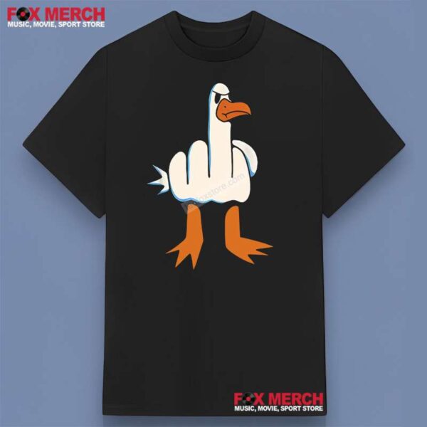 I Dont Give A Duck Middle Finger Unisex T Shirt