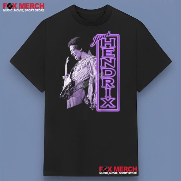 Retro Jimi Hendrix Unisex T Shirt