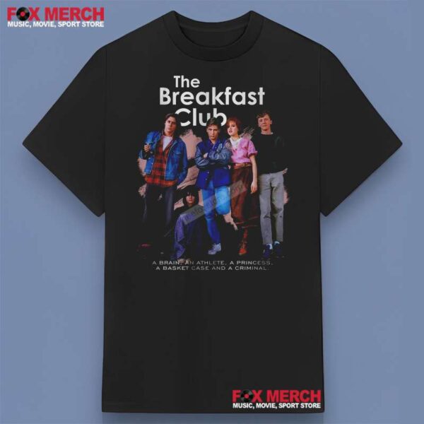 The Breakfast Club Members Graphic T Shirt