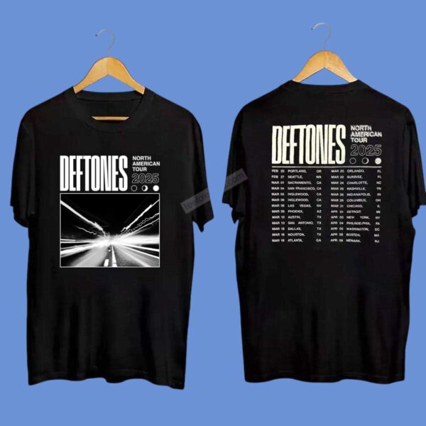 Deftones North American Tour 2025 Shirt