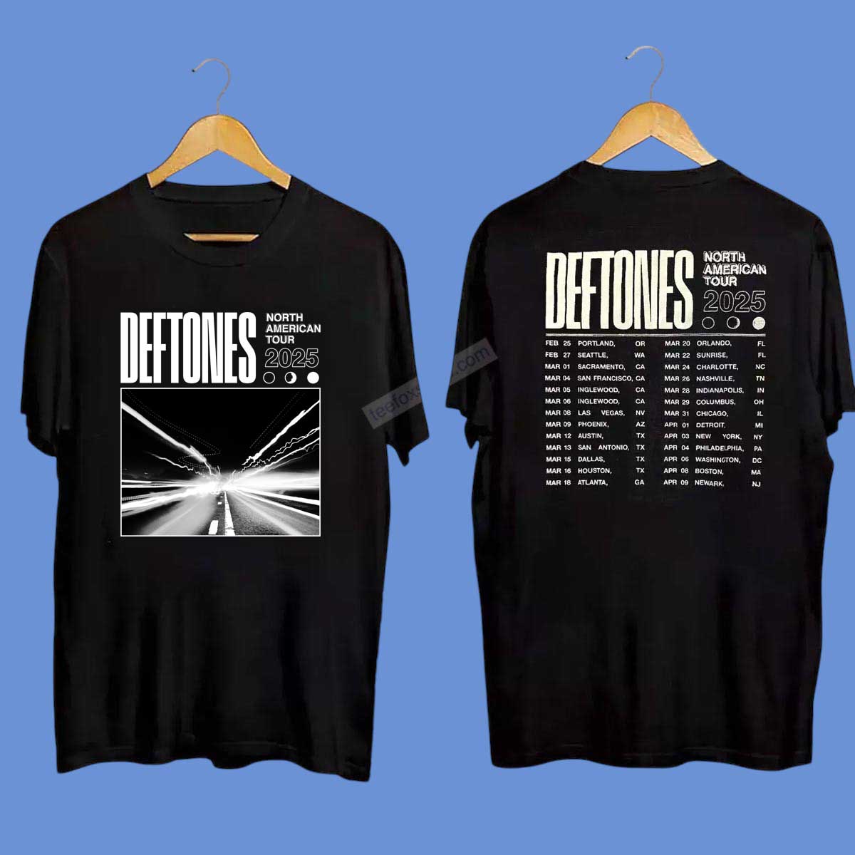 Deftones North American Tour 2025 Shirt For Fans
