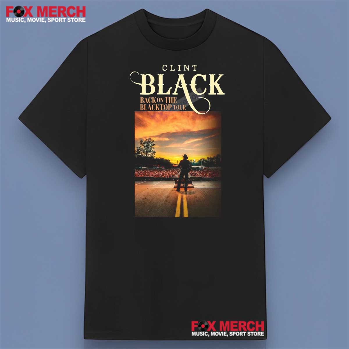 Clint Black Back On The Blacktop Tour 2025 Shirt
