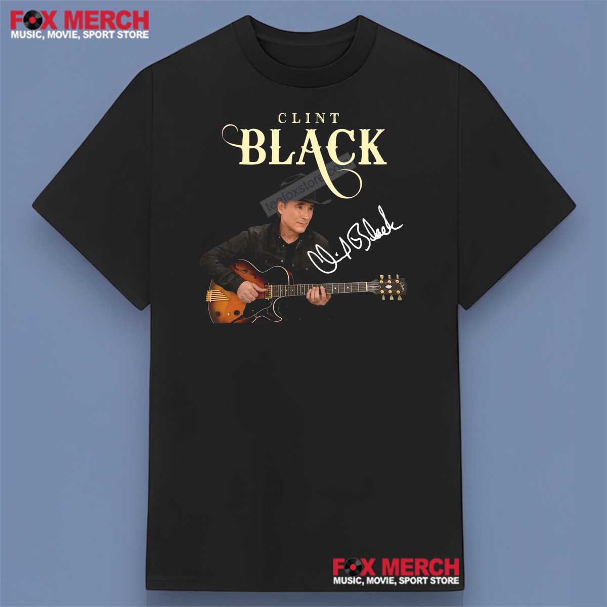 Clint Black Signature Black Shirt