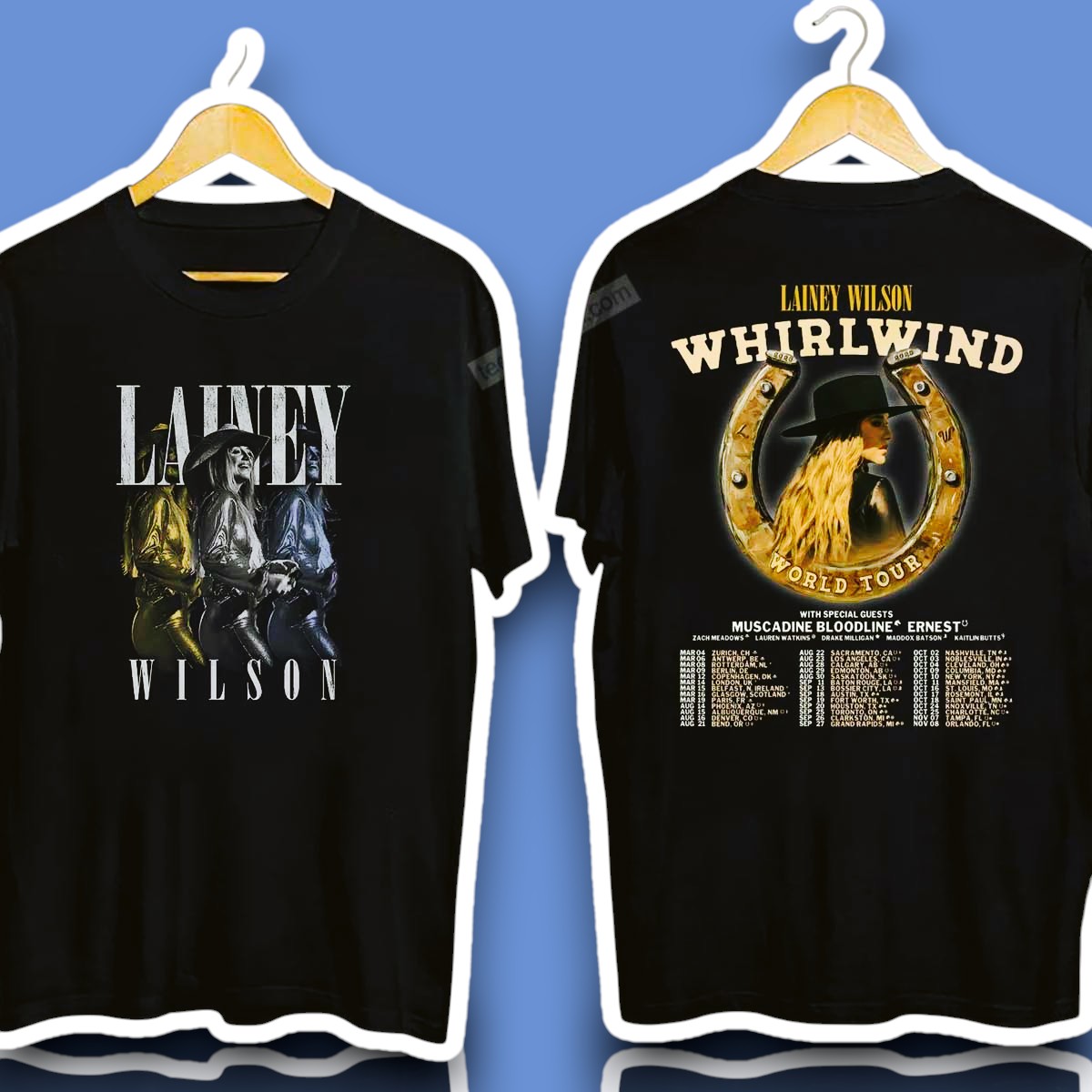 Lainey Wilson Whirlwind Tour 2025 Concert Shirt