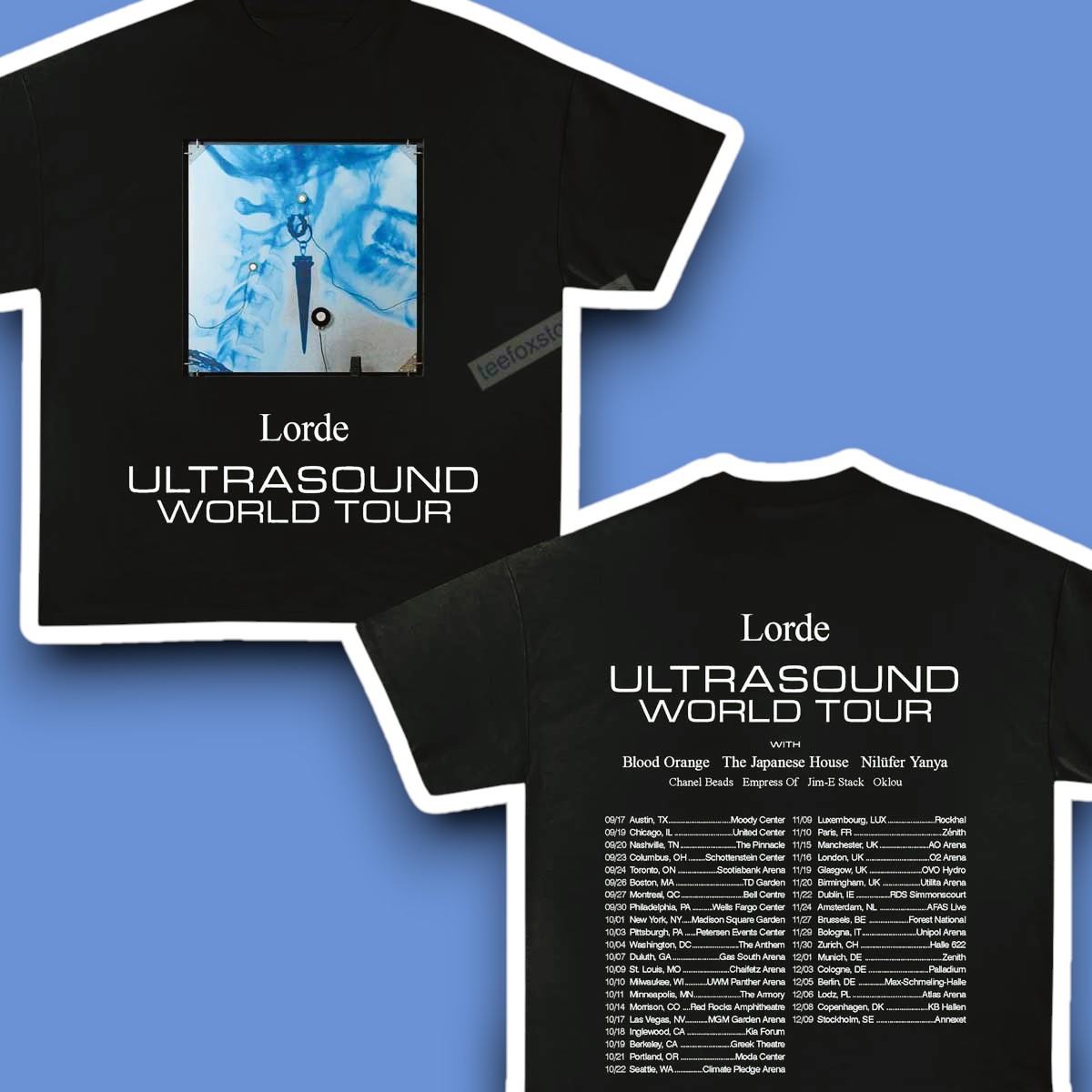 Lorde Ultrasound World Tour 2025 Shirt