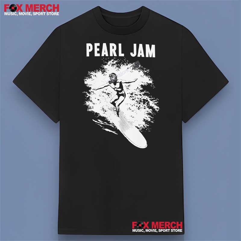 Pearl Jam Gas Mask Surfer Style Unisex T-Shirt