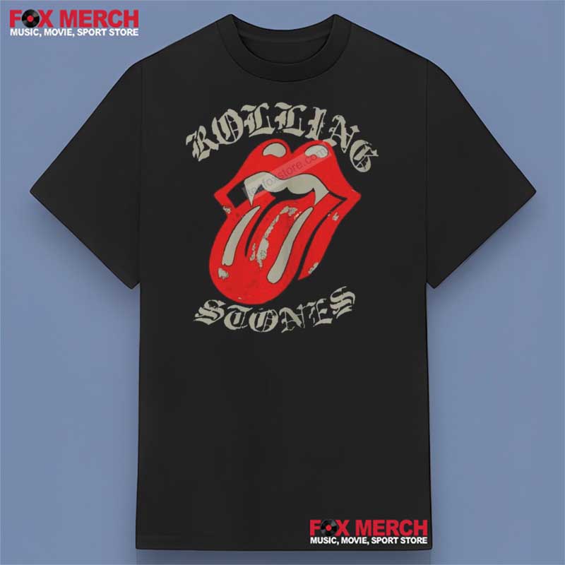 Rolling Stones Fangs Vampire Mouth Tongue Logo Unisex Shirt