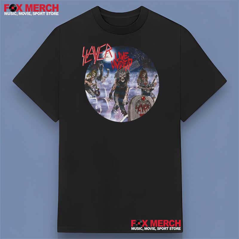 Slayer Live Undead Album 1984 T-Shirt