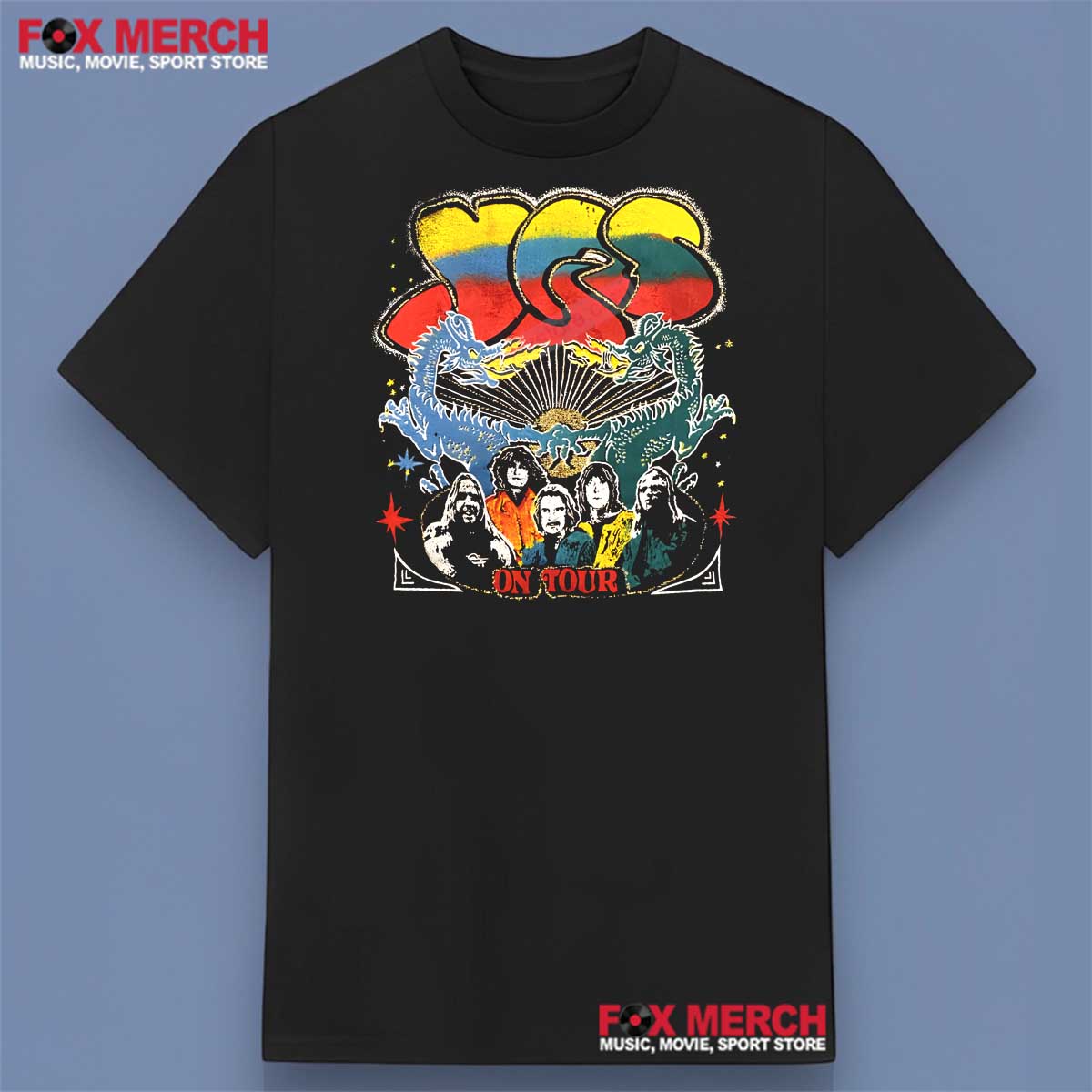 Yes Band On Tour Rock Band T-Shirt