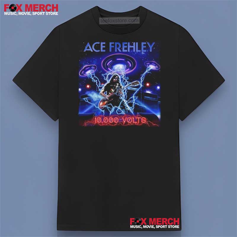 Ace Frehley 10,000 Volts Kiss Band Shirt