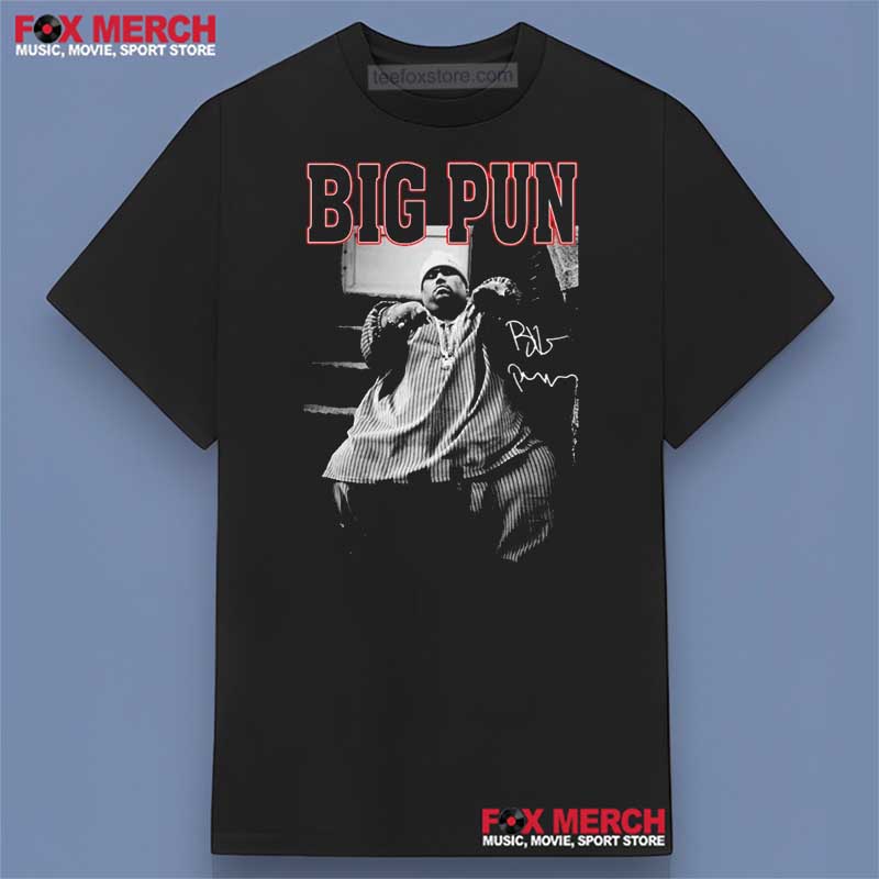 Big Pun Signature Black T-Shirt