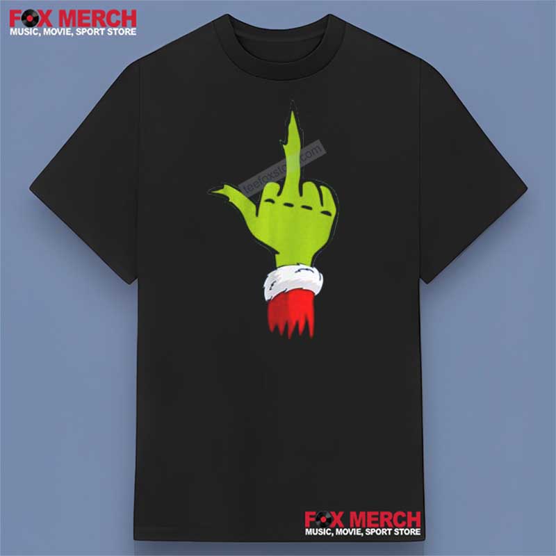 Dr Seuss Grinch Middle Finger Unisex T-Shirt