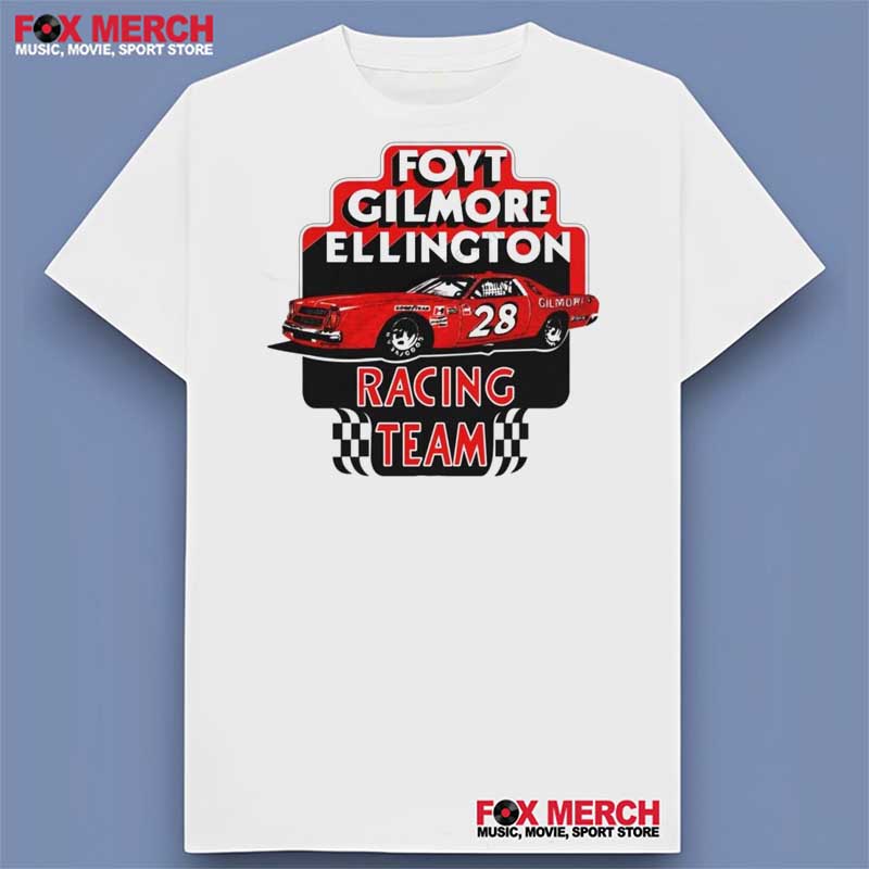 Foyt Gilmore Ellington Racing Team Nascar 1976 T-Shirt