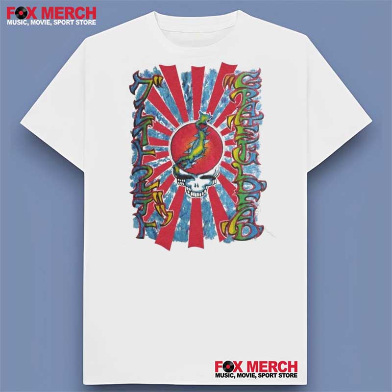 Grateful Dead Japan Art By Mike Schulman 1997 Retro T-Shirt