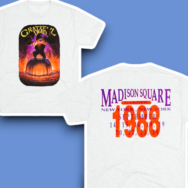 Grateful Dead King Kong Madison Square Garden 1988 Retro T-Shirt