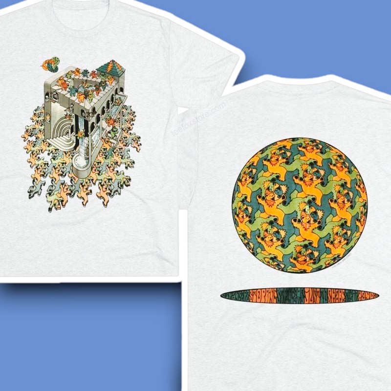 Grateful Dead MC Escher Dancing Bears 1993 Unisex Shirt