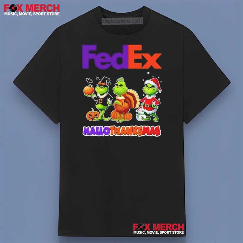 Grinch x Fedex Hallothanksmas Unisex T-Shirt