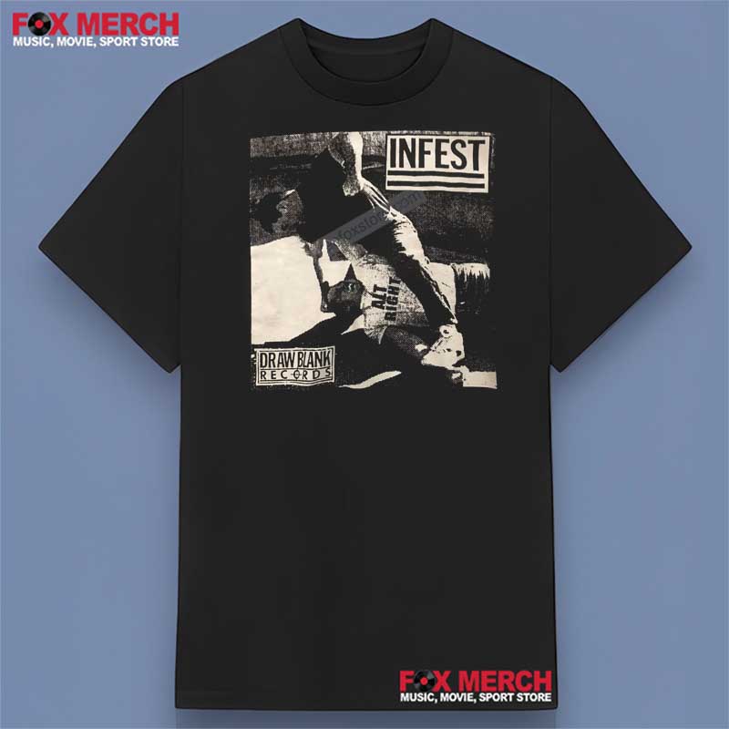 Infest Band Draw Blank Records Unisex T-Shirt