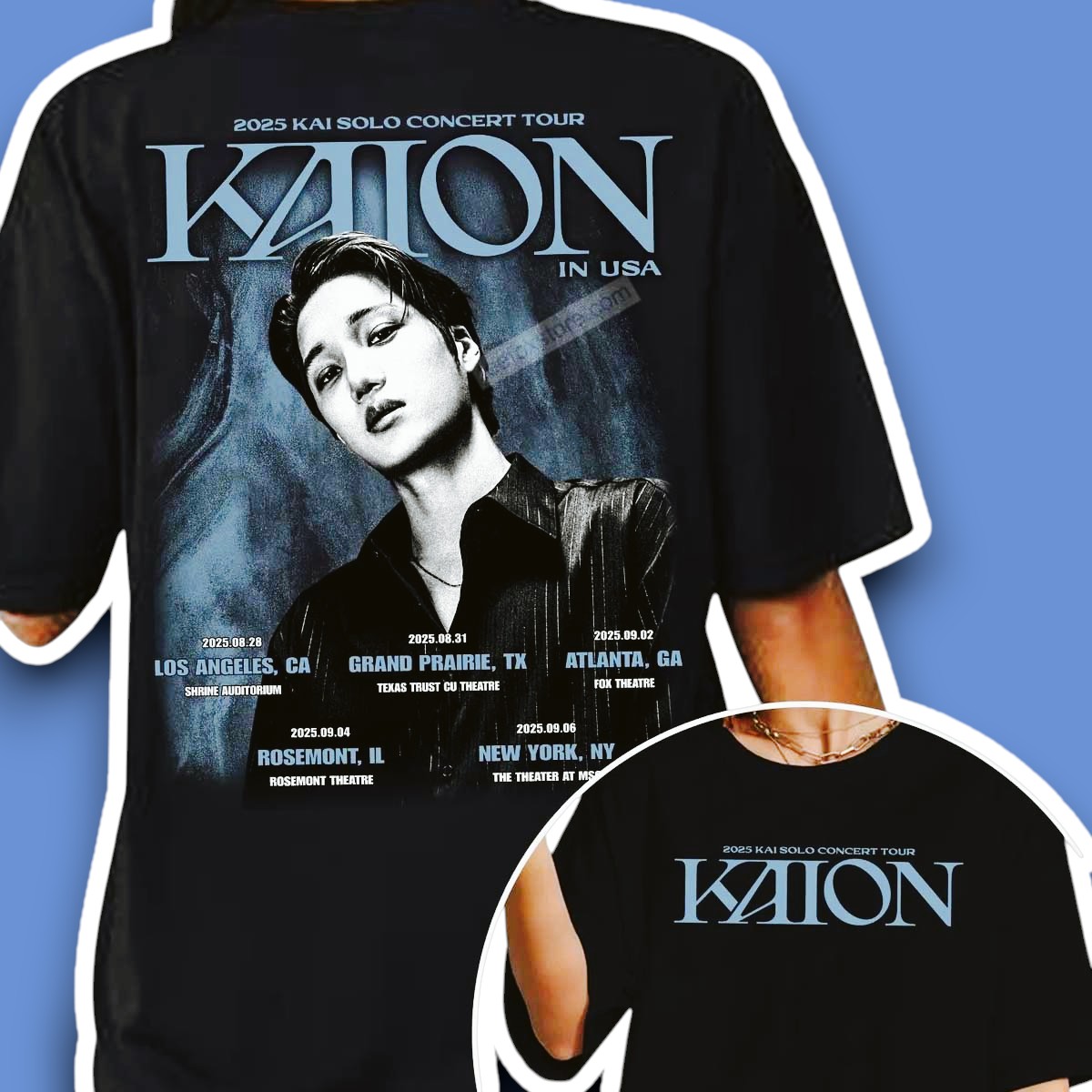 Kai Solo Concert Tour KAION 2025 Shirt