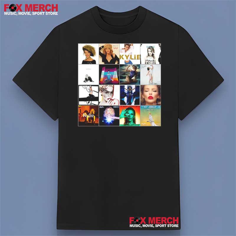 Kylie Minogue Album Poster Collection T-Shirt