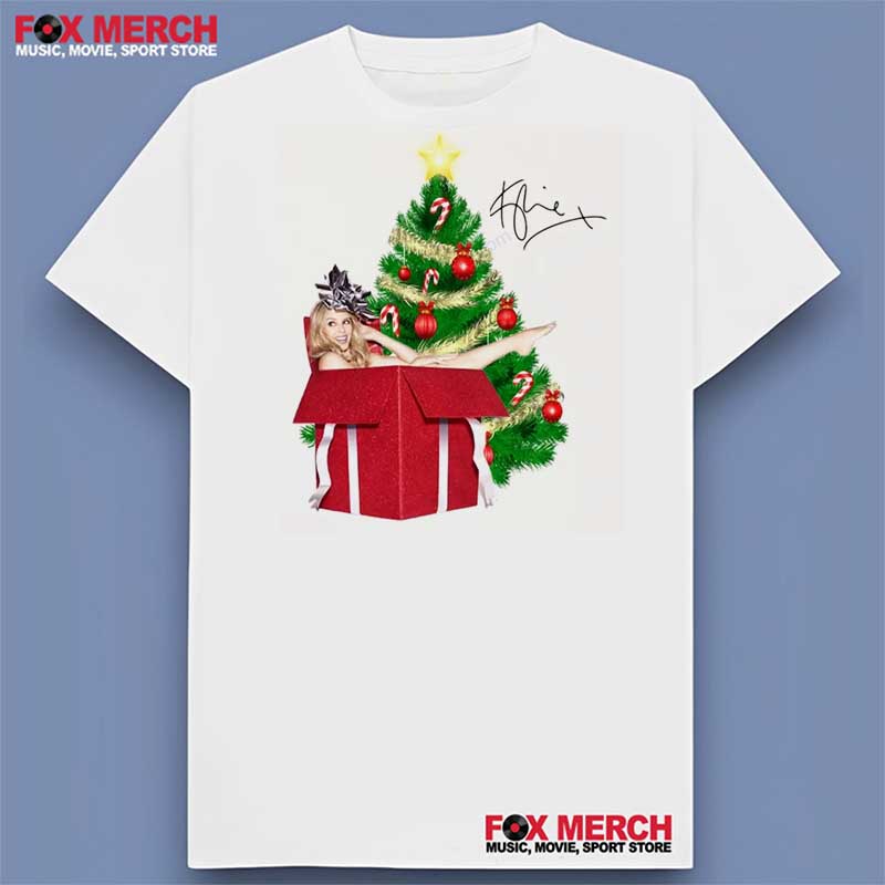 Kylie Minogue Merry Christmas T-Shirt Men Women