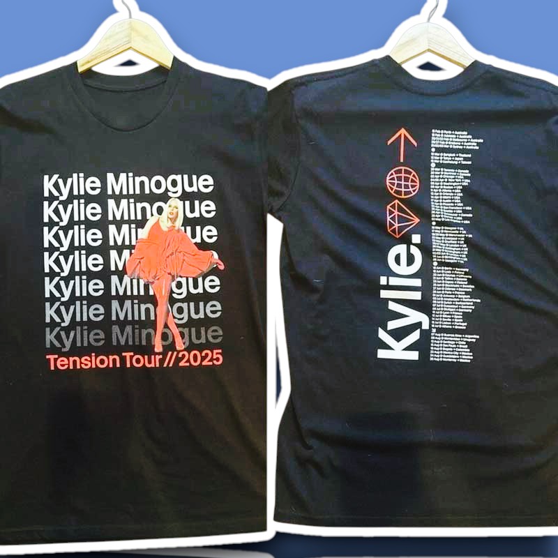 Kylie Minogue Tension Tour 2025 Concert T-Shirt Men Women