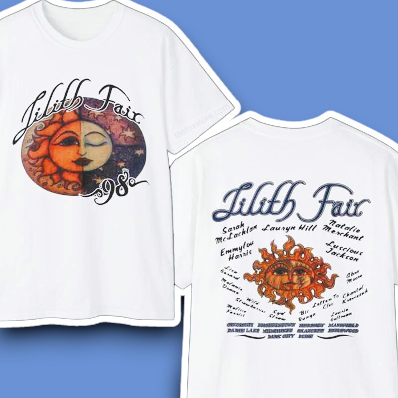 Lilith Fair Tour 1998 Retro Graphic Unisex T-Shirt