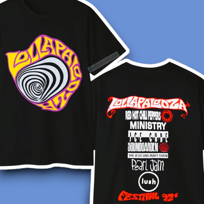 Lollapalooza Festival 1992 Graphic Unisex T-Shirt