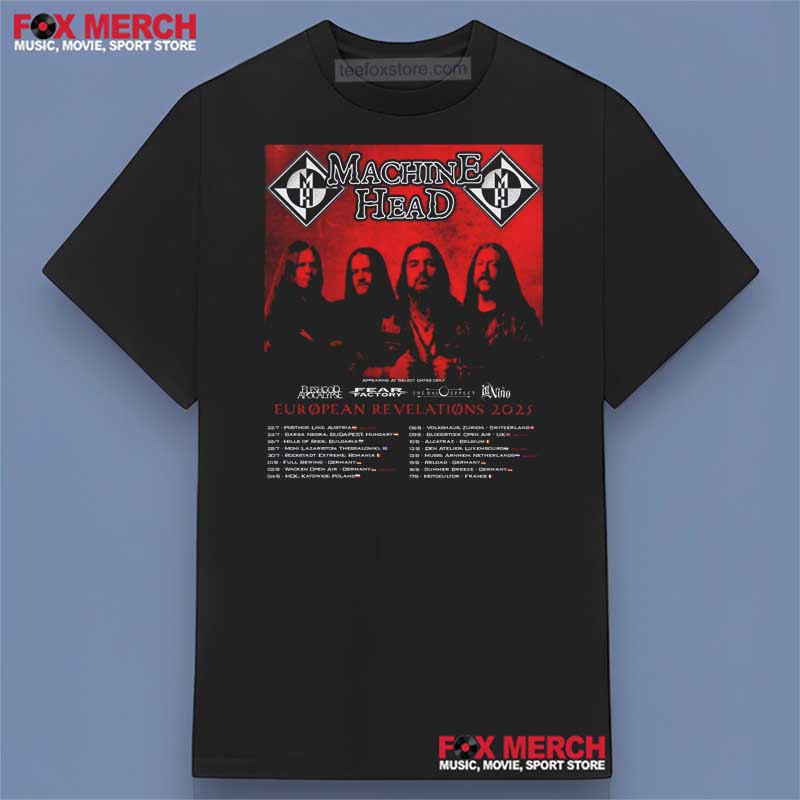 Machine Head European Tour 2025 Shirt