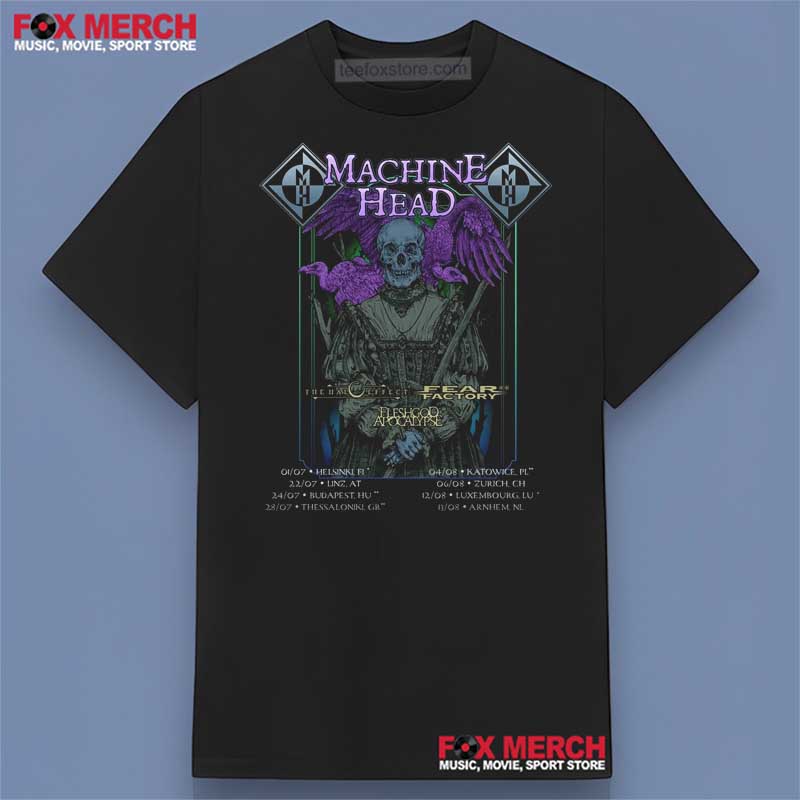 Machine Head The Halo Effect - Fear Factory and Fleshgod Apocalypse Tour Shirt