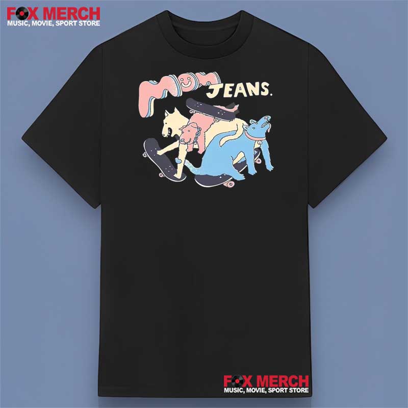 Mom Jeans Band Dog Puppy Love T-Shirt