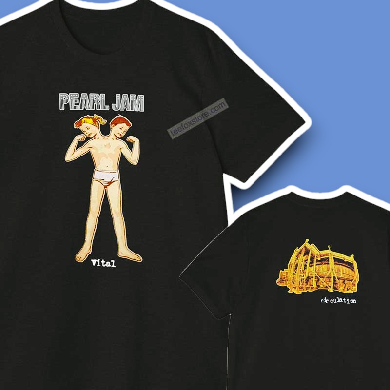 Pearl Jam Vital Circulation Graphic Unisex T-Shirt