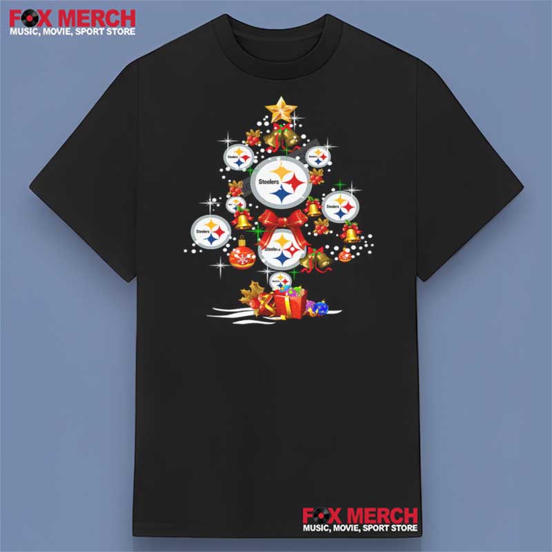 Pittsburgh Steelers Logo Christmas Tree Unisex T-Shirt