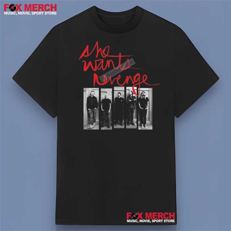 She Wants Revenge Band Music Black T-Shirt Men Women