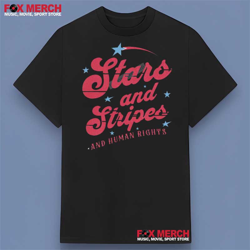 Stars and Stripes and Human and Rights Shirt