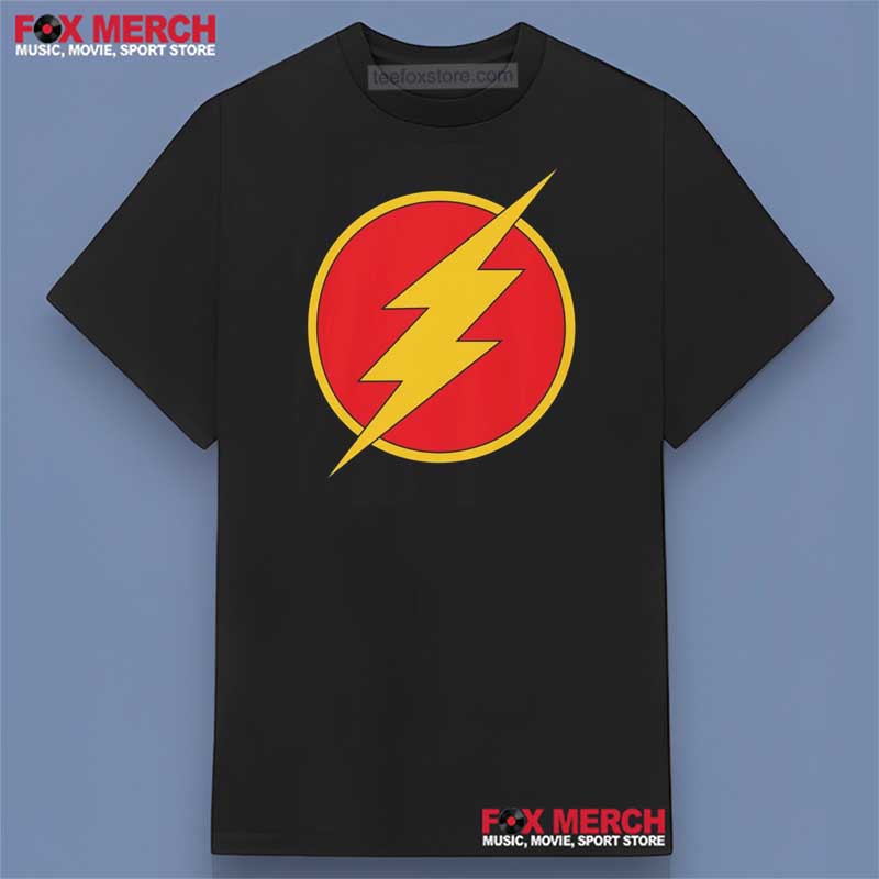 The Flash Superhero DC Comics Logo Shirt