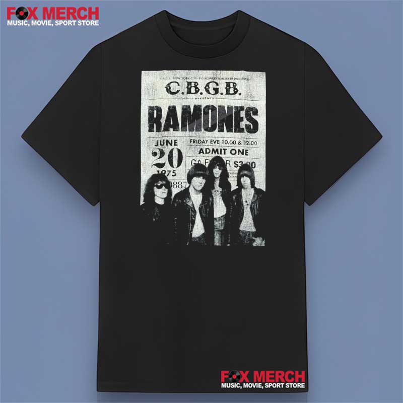 The Ramones CBGB June 20 1975 T-Shirt
