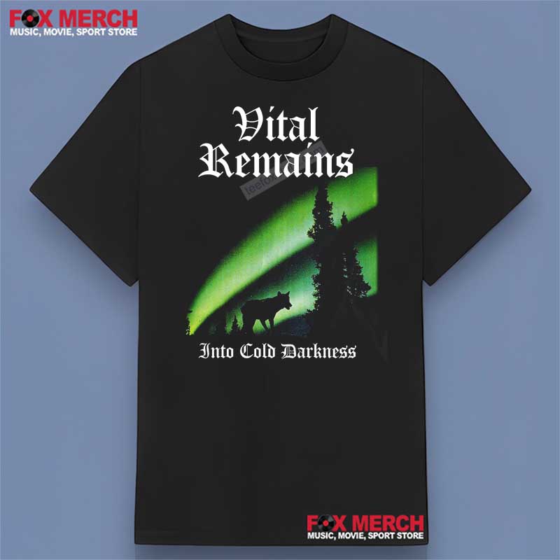 Vital Remains Into Cold Darkness 1995 Retro T-Shirt