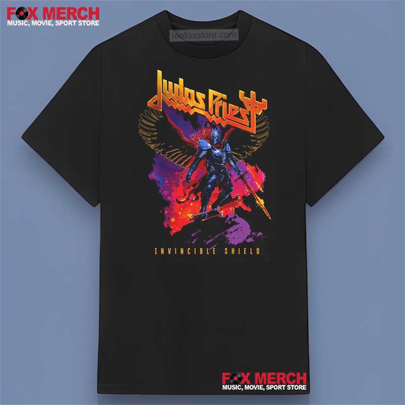 Winged Man Judas Priest Invincible Shield T-Shirt