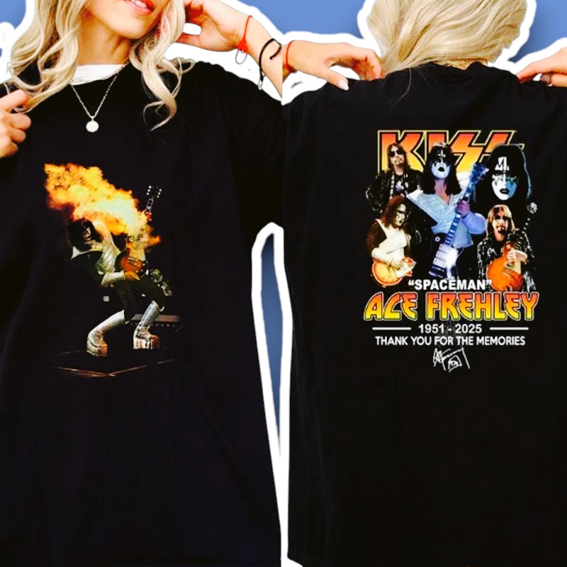 Ace Frehley Spaceman 1951-2025 Memorial Shirt