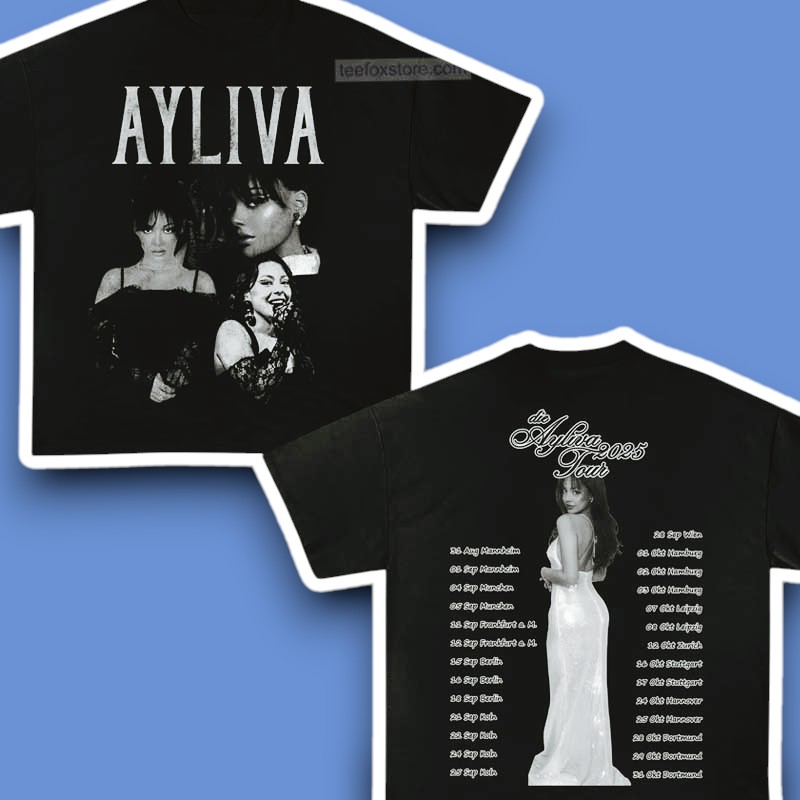 Ayliva Tour 2025 Dates Unisex T-Shirt