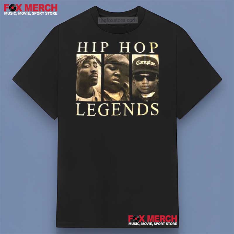 Hip Hop Lengends Tupac Biggie Eazy-E Shirt