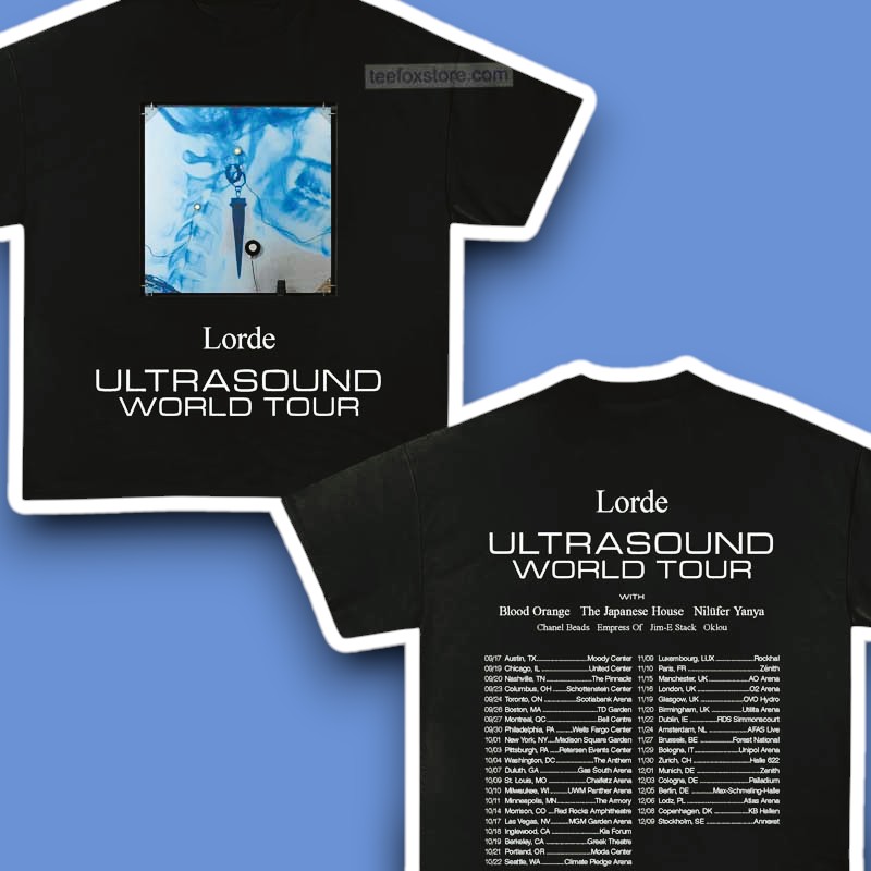 Lorde Ultrasound World Tour Shirt