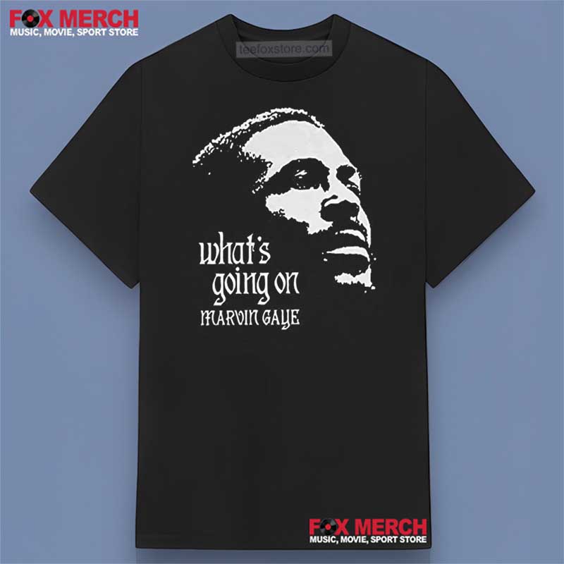 Marvin Gaye What's Going On Black T-Shirt Men And Women