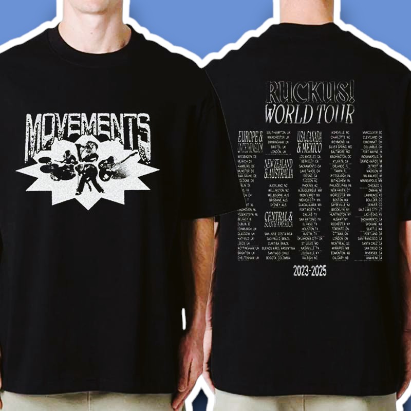 Movements Ruckus World Tour 2023-2025 T-Shirt