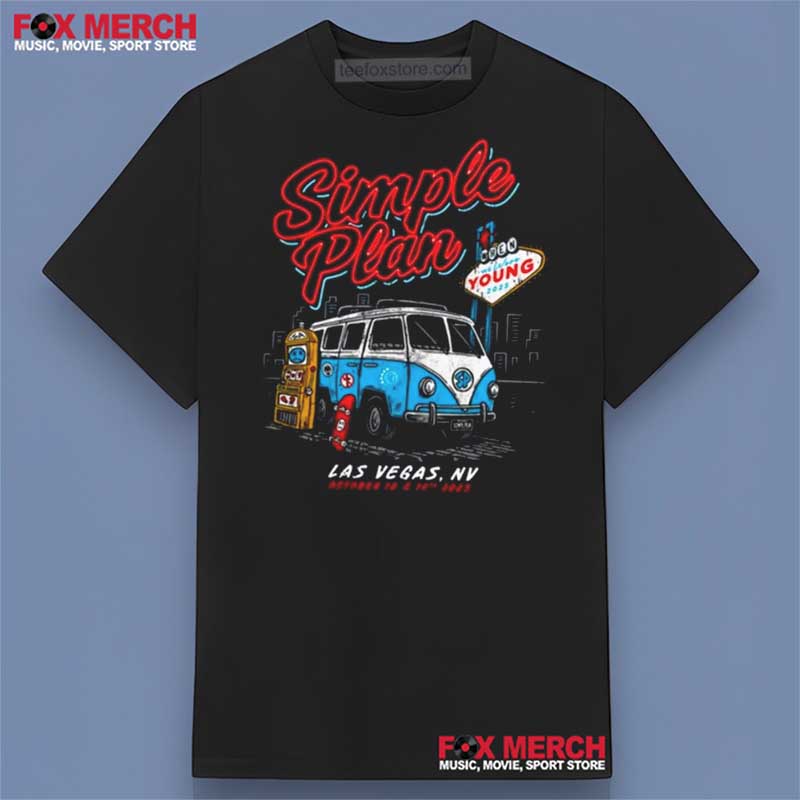 Simple Plan Las Vegas When We Were Young 2025 Unisex T-Shirt