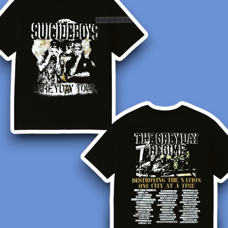 Suicideboys Grey Day Tour 2025 Unisex T-Shirt